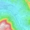 Topografische Karte Ableitung Erms, Höhe, Relief