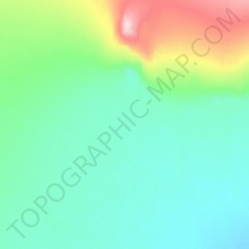 Topografische Karte Svalbard, Höhe, Relief