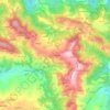 Topografische Karte Cà La Bocca, Höhe, Relief
