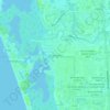 Topografische Karte Bonita Shores, Höhe, Relief