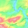 Topografische Karte La Furetière, Höhe, Relief