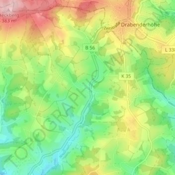 Topografische Karte Wellerscheid, Höhe, Relief