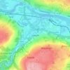 Topografische Karte Swalwell, Höhe, Relief