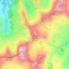 Topografische Karte Pic de Monestero, Höhe, Relief