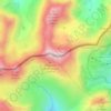 Topografische Karte Bastiments, Höhe, Relief