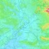 Topografische Karte Île des Papes, Höhe, Relief