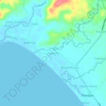 Topografische Karte Nauring, Höhe, Relief