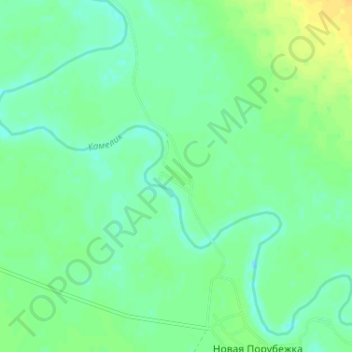 Topografische Karte Еремино, Höhe, Relief