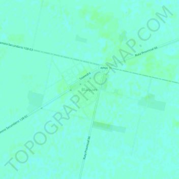 Topografische Karte Blaquier, Höhe, Relief