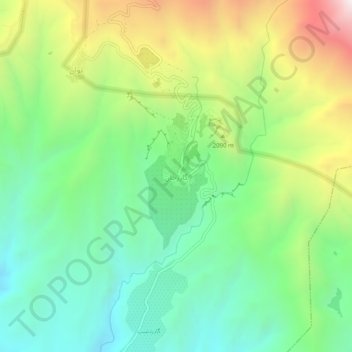 Topografische Karte گازرخان, Höhe, Relief