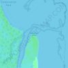 Topografische Karte Mangrove Point, Höhe, Relief