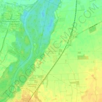 Topografische Karte Fischerhäuser, Höhe, Relief