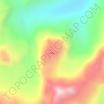 Topografische Karte Pacollo, Höhe, Relief