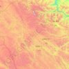 Topografische Karte Golog Tibetan Autonomous Prefecture, Höhe, Relief