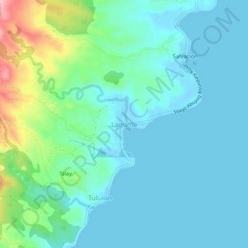 Topografische Karte Laguma, Höhe, Relief
