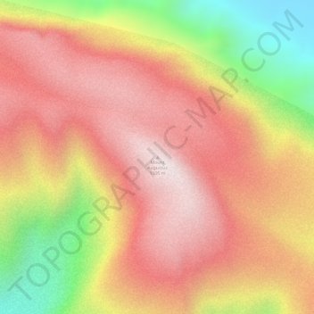 Topografische Karte Mount Augustus, Höhe, Relief