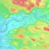 Topografische Karte Apflau, Höhe, Relief