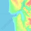 Topografische Karte Taglawigan, Höhe, Relief