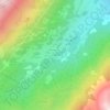 Topografische Karte Neu Amerika, Höhe, Relief