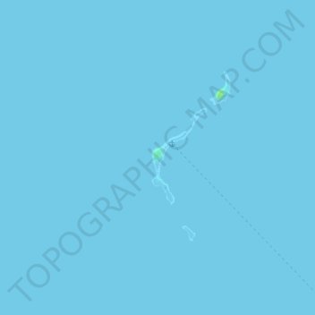 Topografische Karte Sambawan Island, Höhe, Relief