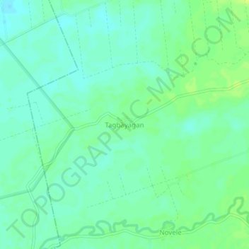 Topografische Karte Tagbayagan, Höhe, Relief