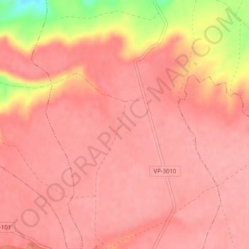 Topografische Karte El Rasil, Höhe, Relief