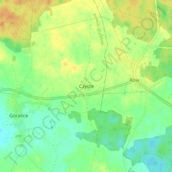 Topografische Karte Sandkrug, Höhe, Relief