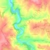 Topografische Karte Le Haut-Tour, Höhe, Relief