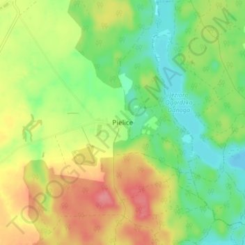 Topografische Karte Pehlitz, Höhe, Relief