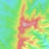 Topografische Karte Уран, Höhe, Relief
