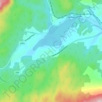 Topografische Karte Land, Höhe, Relief