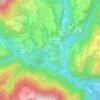 Topografische Karte Pian del Vescovo - Denat, Höhe, Relief