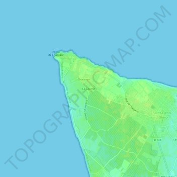 Topografische Karte La Gautrie, Höhe, Relief