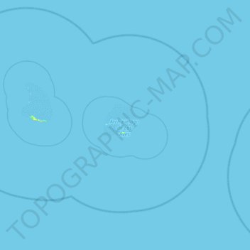 Topografische Karte Aves de Barlovento, Höhe, Relief