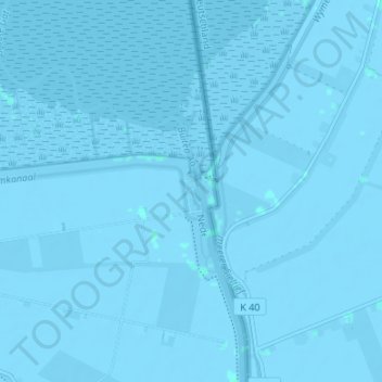 Topografische Karte Nieuwe Statenzijl, Höhe, Relief