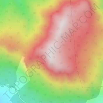 Topografische Karte Jbel Tizirane, Höhe, Relief