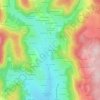 Topografische Karte Le Thioleron, Höhe, Relief