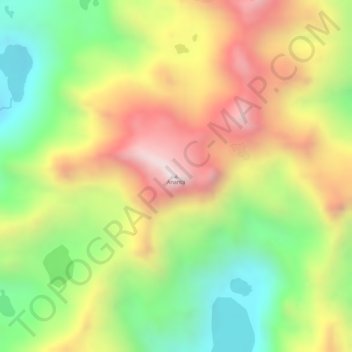 Topografische Karte Ananta, Höhe, Relief