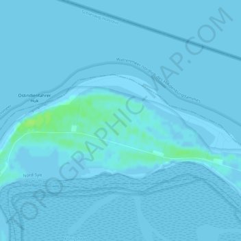 Topografische Karte Ellenbogen, Höhe, Relief