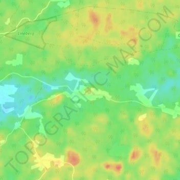 Topografische Karte Klausön, Höhe, Relief