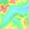 Topografische Karte Pietracuta, Höhe, Relief
