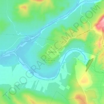 Topografische Karte Miraelrío, Höhe, Relief