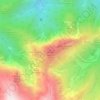 Topografische Karte Wielki Giewont, Höhe, Relief