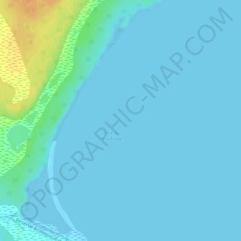 Topografische Karte Baie du Naufrage, Höhe, Relief