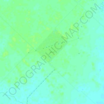 Topografische Karte Moll, Höhe, Relief