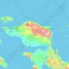 Topografische Karte West Papua, Höhe, Relief