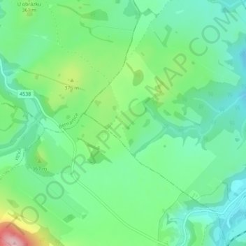 Topografische Karte Annaberg, Höhe, Relief