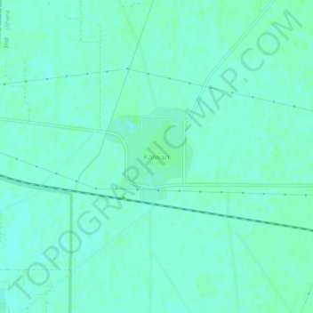 Topografische Karte Kalwan, Höhe, Relief