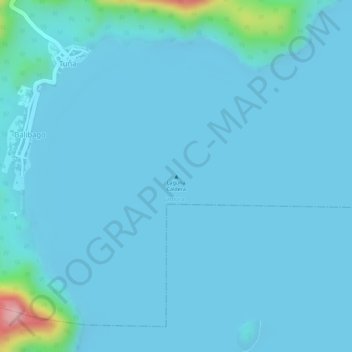 Topografische Karte Laguna Caldera, Höhe, Relief