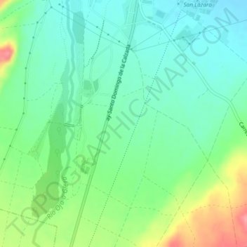Topografische Karte Casa Moya, Höhe, Relief